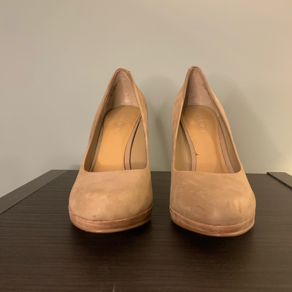 Women’s Nine West Taupe High Heels